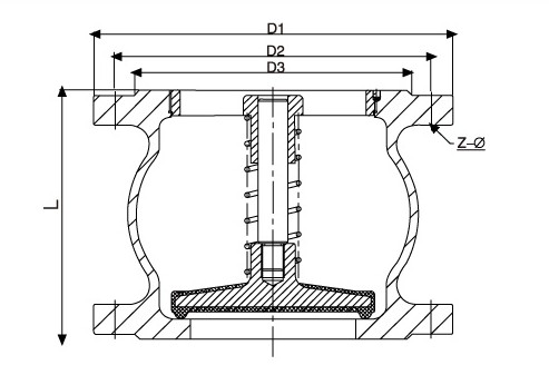 Kenkan Silencing Check Valve ho nsɛm pii .